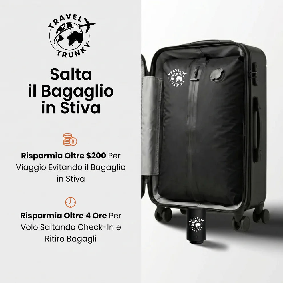 TravelTrunky GO + Pompa Omaggio