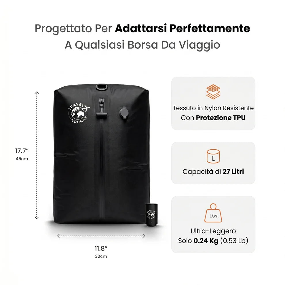 TravelTrunky GO + Pompa Omaggio